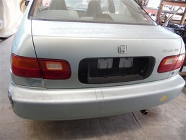 1993 Honda Civic LX Green Sedan 1.5L AT #A24942